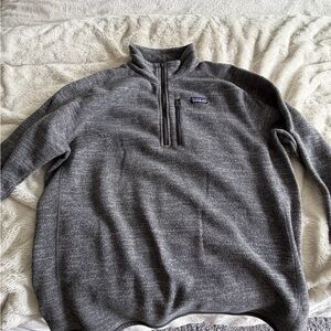 Patagonia Men's Zip-Up Sweater in Gray